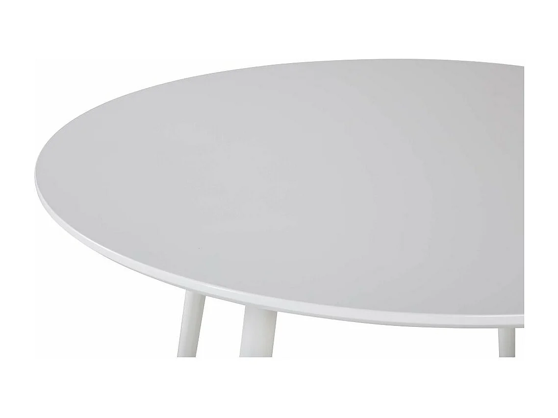 Plaza eetkamertafel Ø100cm wit.