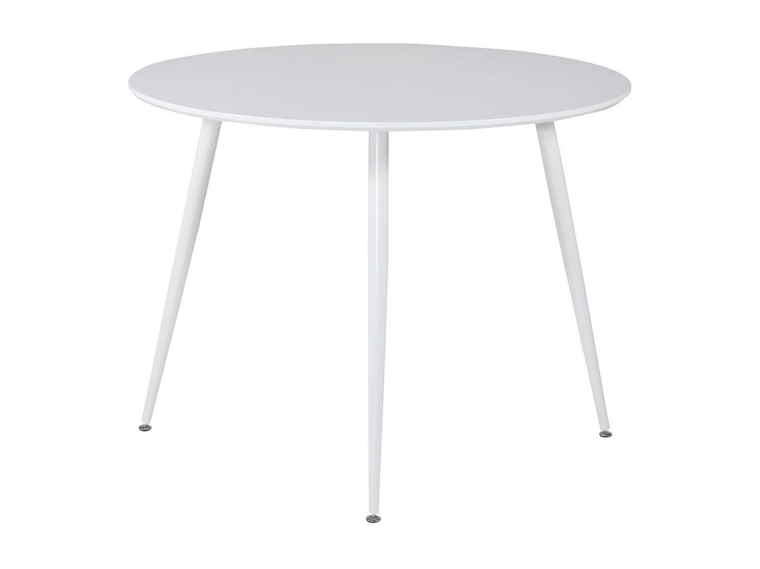 Plaza eetkamertafel Ø100cm wit.