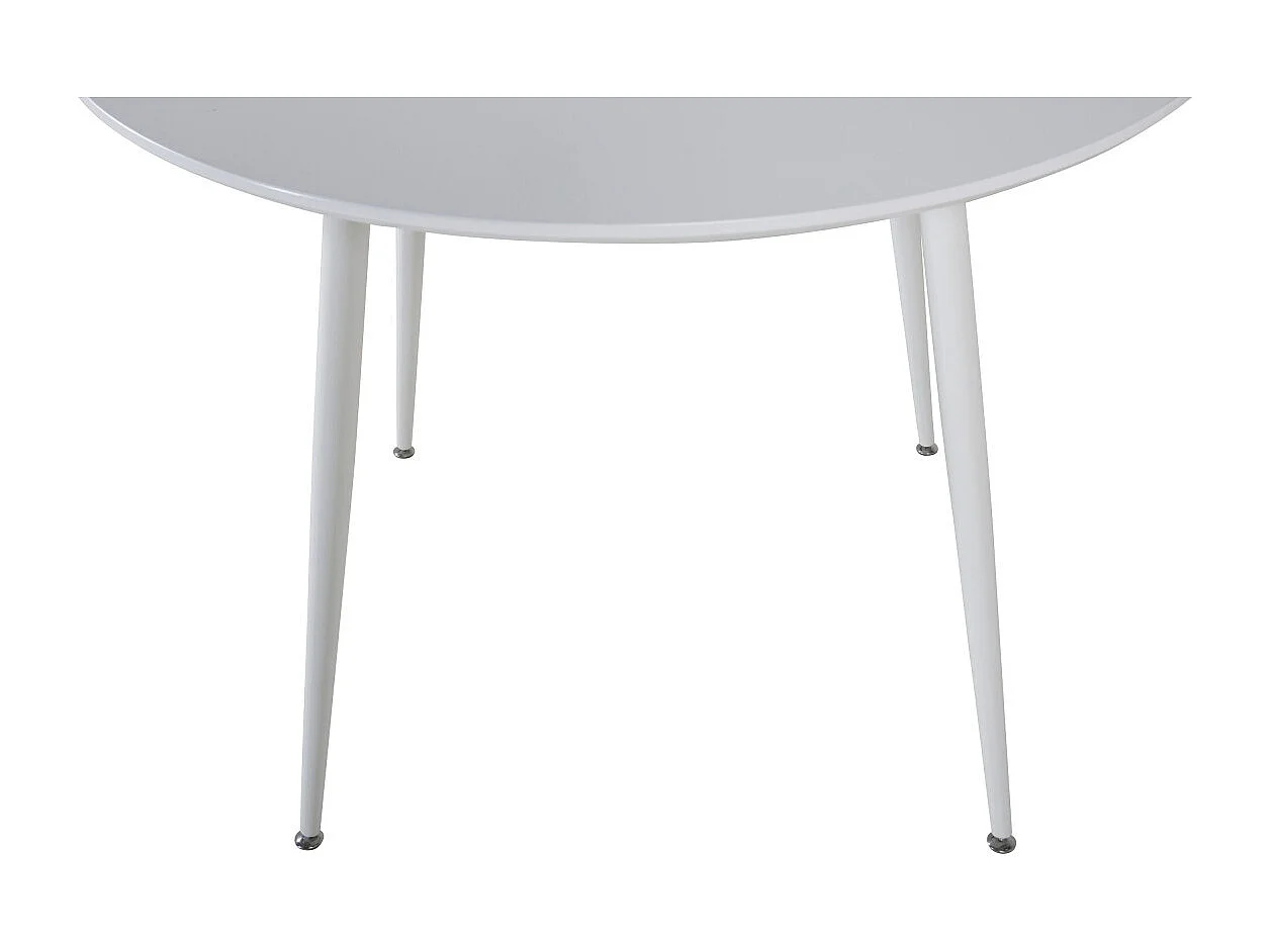 Plaza eetkamertafel Ø100cm wit.