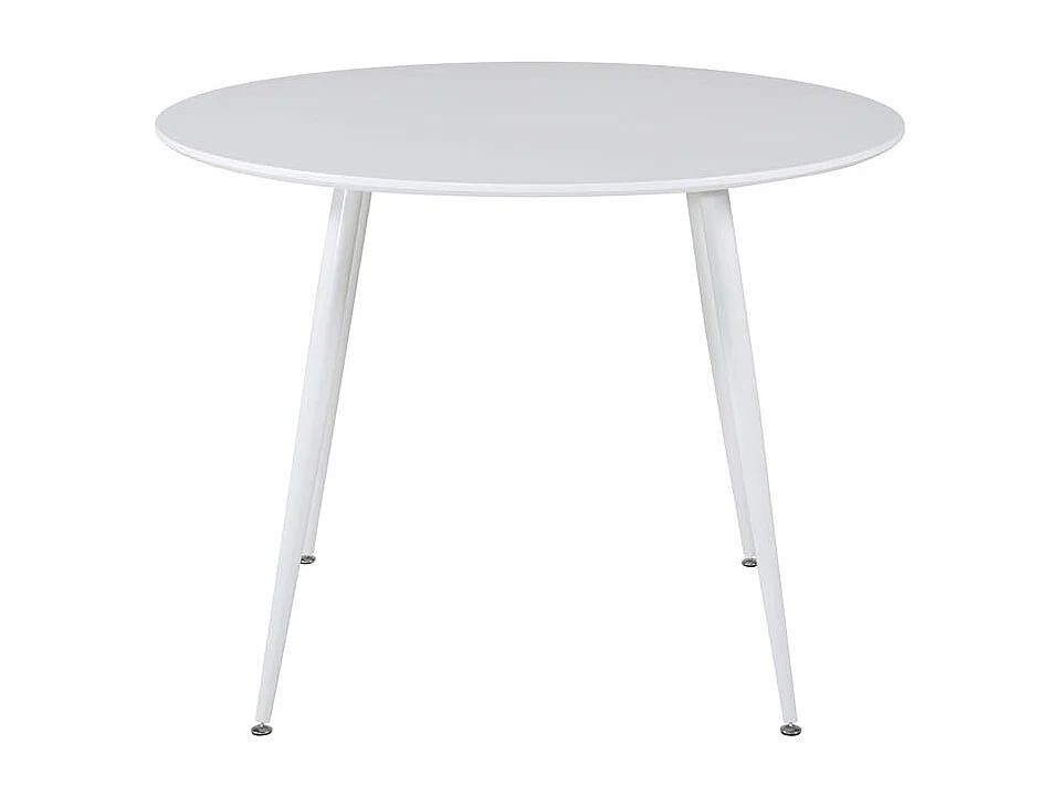 Plaza eetkamertafel Ø100cm wit.