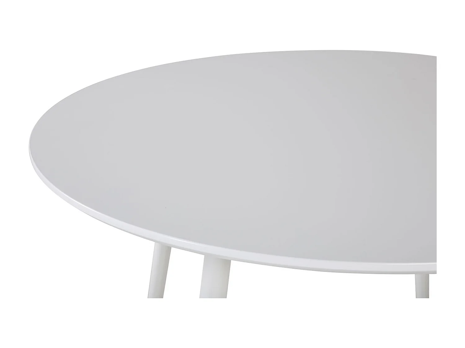 Plaza eetkamertafel Ø100cm wit.