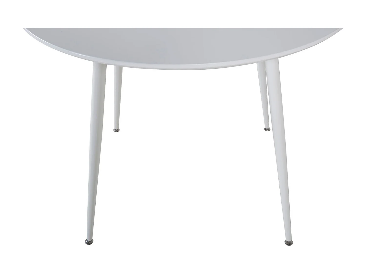 Plaza eetkamertafel Ø100cm wit.