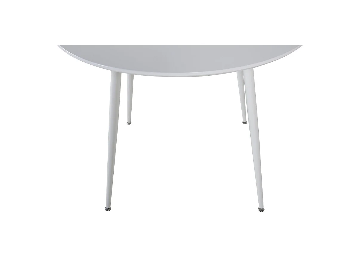 Plaza eetkamertafel Ø100cm wit.