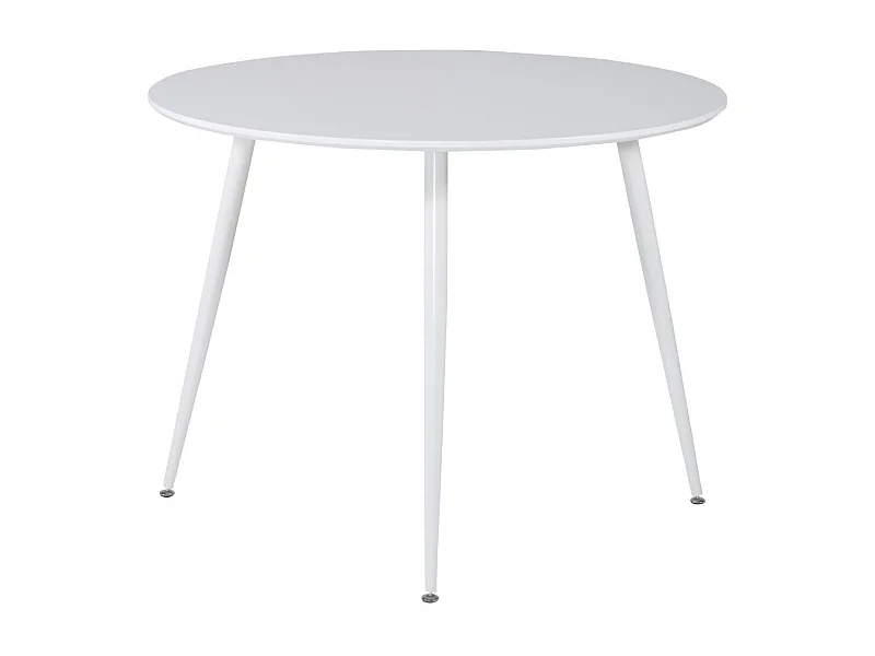 Plaza eetkamertafel Ø100cm wit.