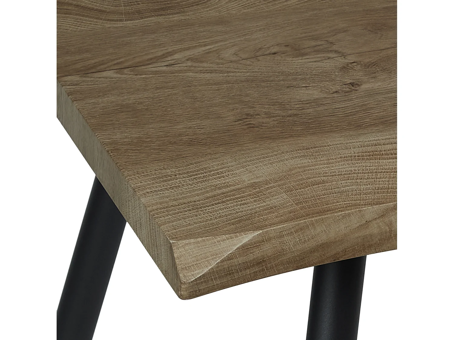 Table de Repas "Forest II" 110cm Naturel & Noir