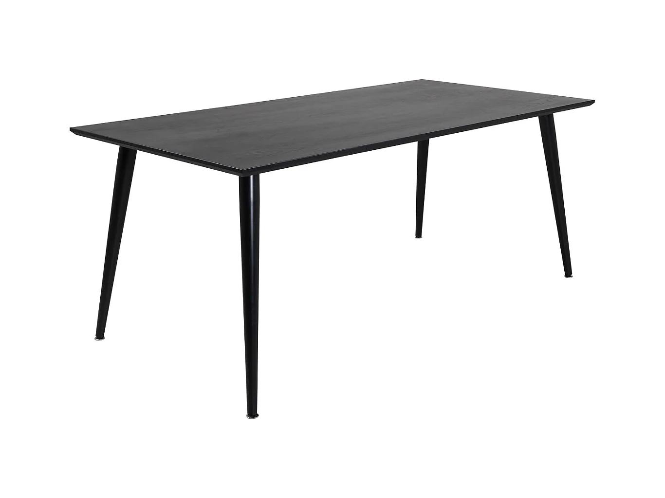 Dipp eetkamertafel 90x180cm zwart.