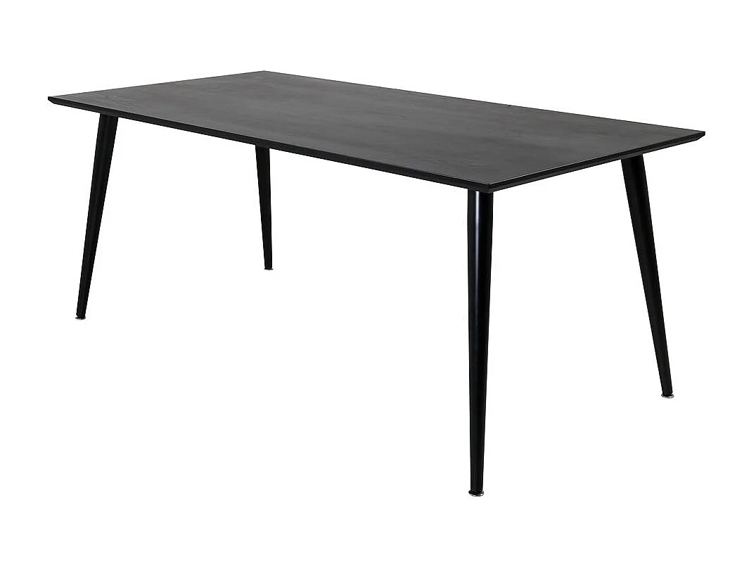 Dipp eetkamertafel 90x180cm zwart.