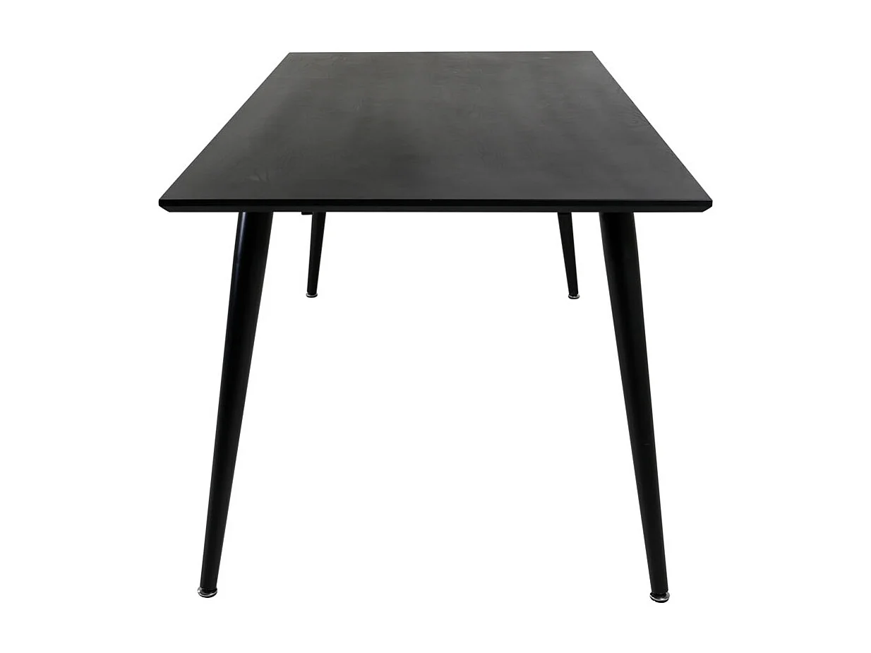 Dipp eetkamertafel 90x180cm zwart.