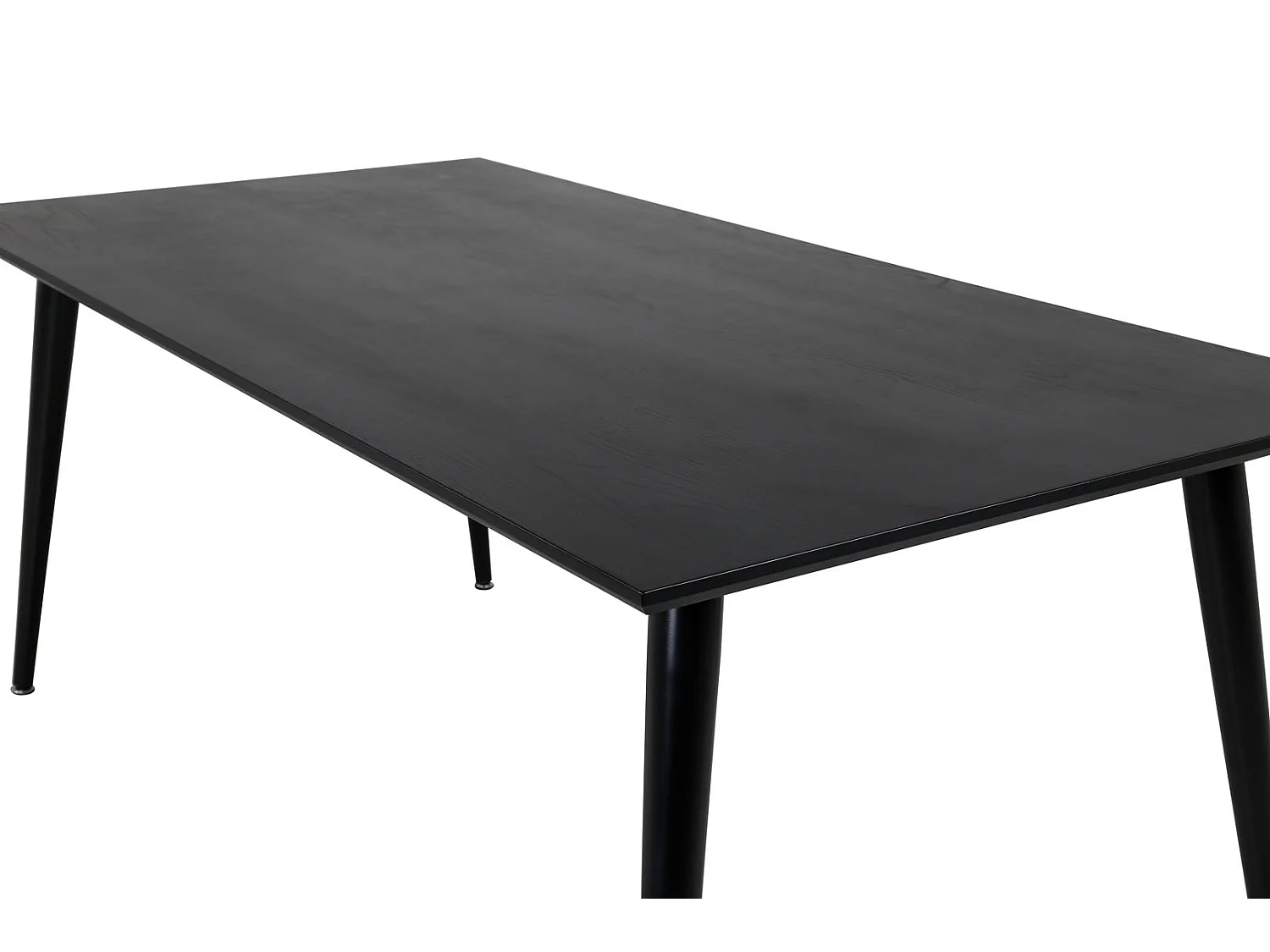 Dipp eetkamertafel 90x180cm zwart.