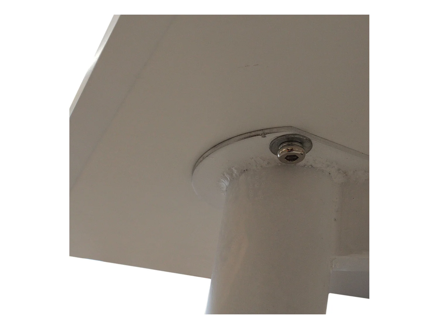 Table Blanche Rectangulaire 115x75cm Blanc