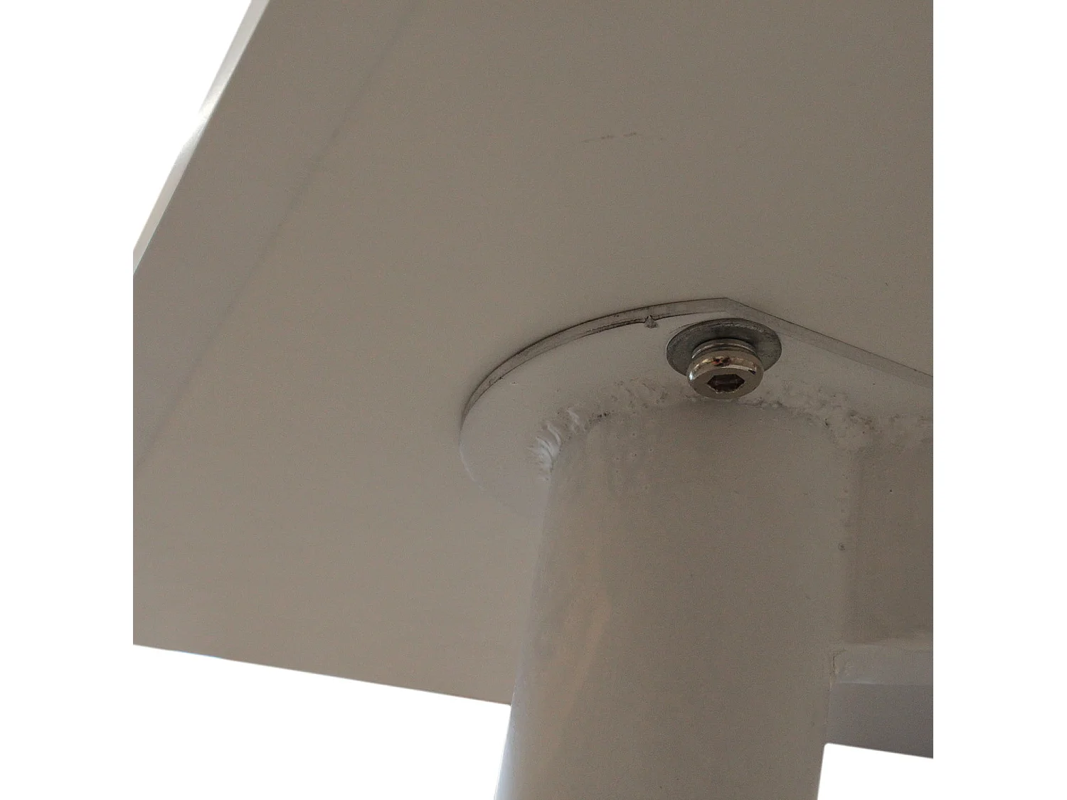 Table Blanche Rectangulaire 115x75cm Blanc