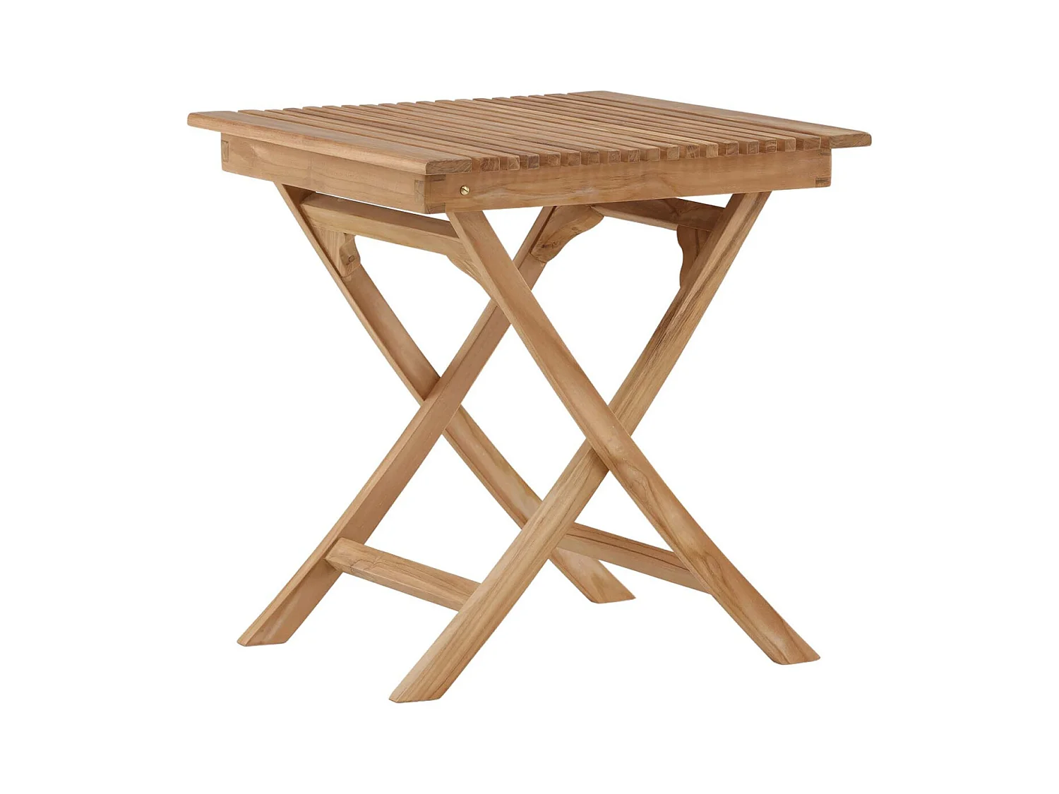 Table de Jardin en Teck "Ghana" 75cm Naturel