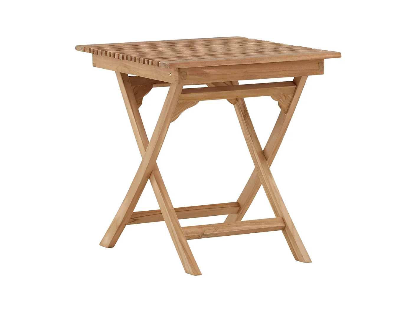 Table de Jardin en Teck "Ghana" 75cm Naturel