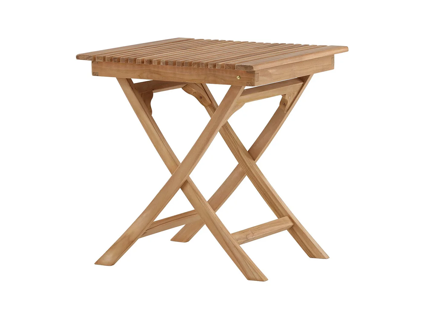 Table de Jardin en Teck "Ghana" 75cm Naturel