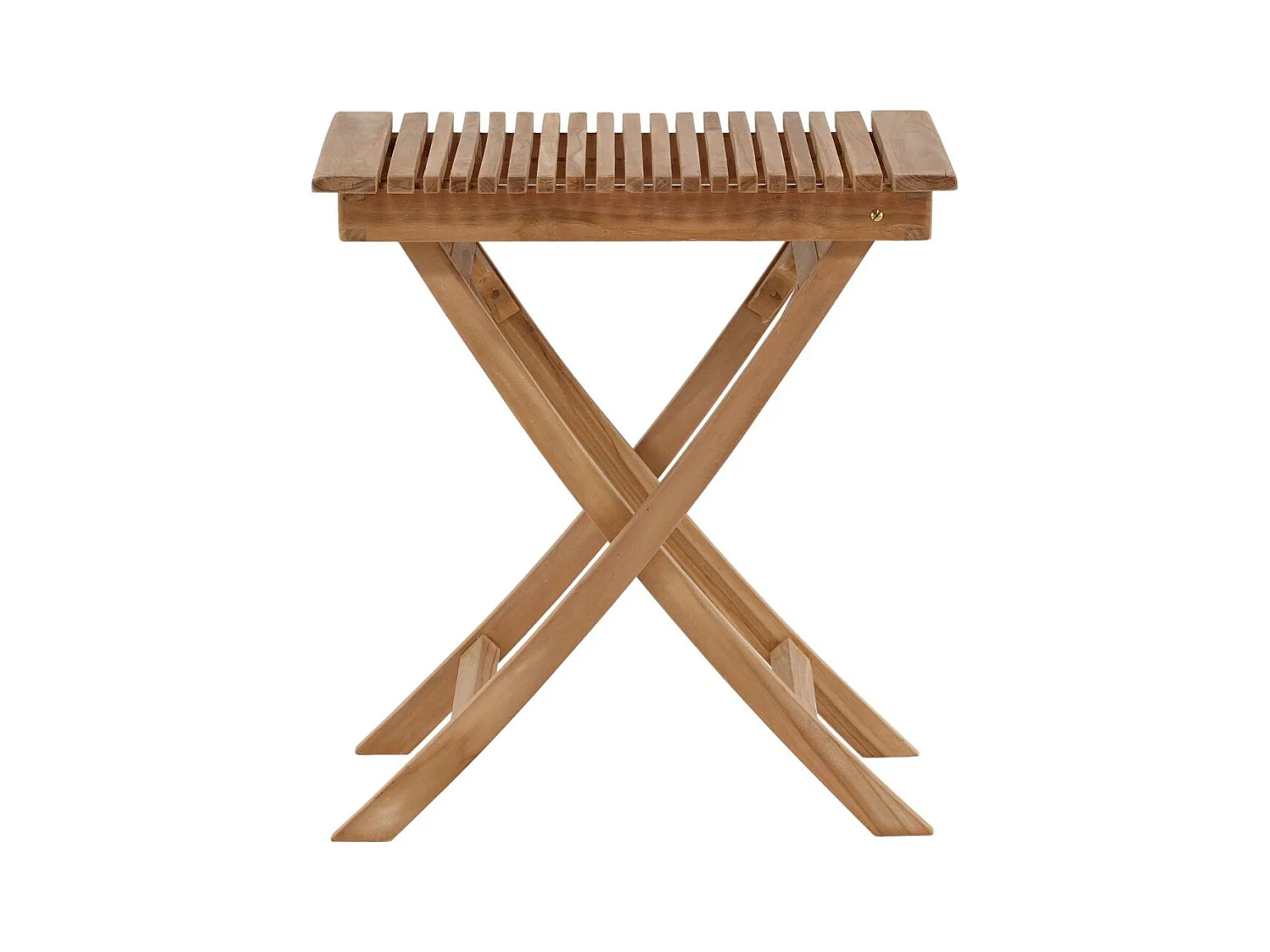 Table de Jardin en Teck "Ghana" 75cm Naturel