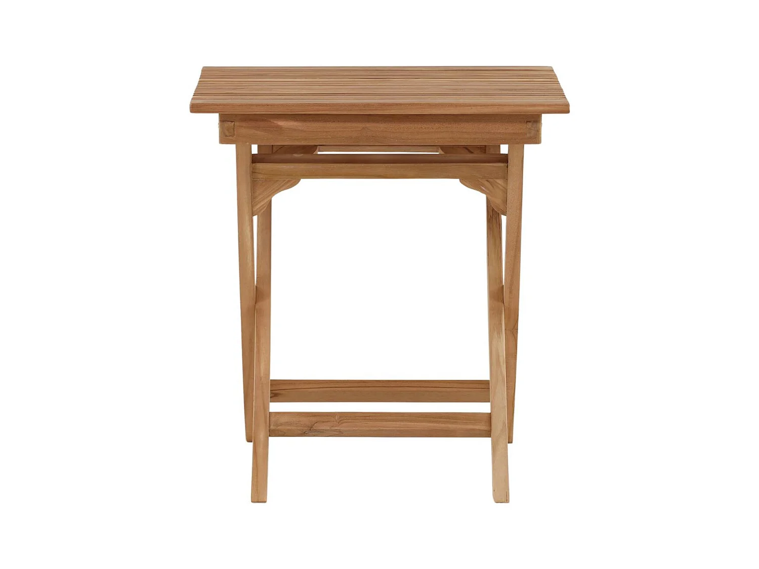 Table de Jardin en Teck "Ghana" 75cm Naturel