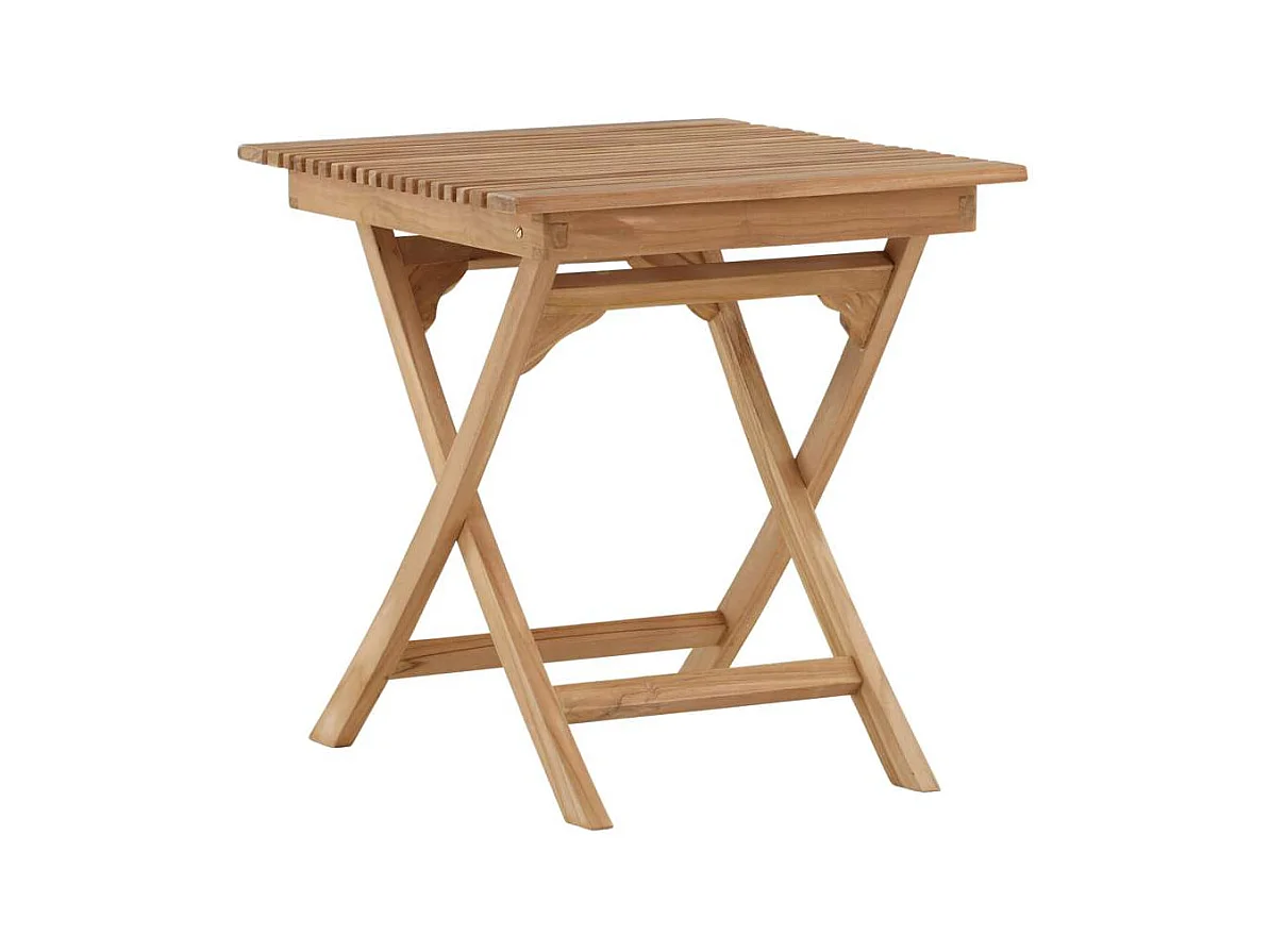 Table de Jardin en Teck "Ghana" 75cm Naturel