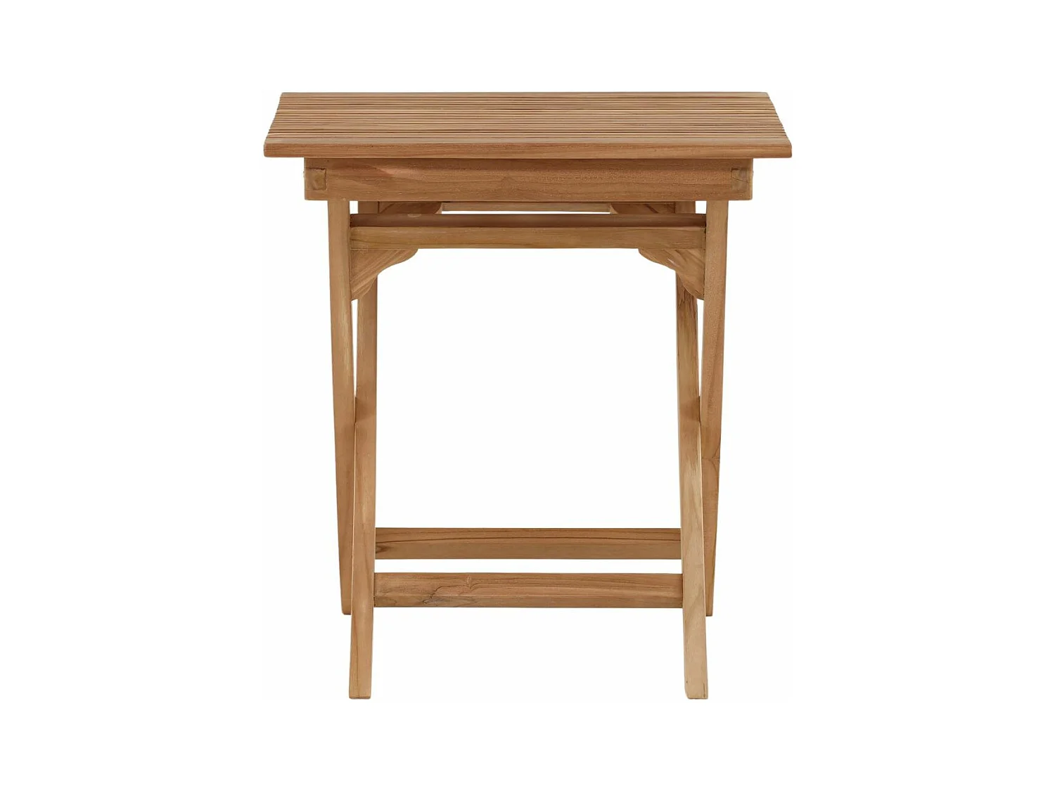 Table de Jardin en Teck "Ghana" 75cm Naturel