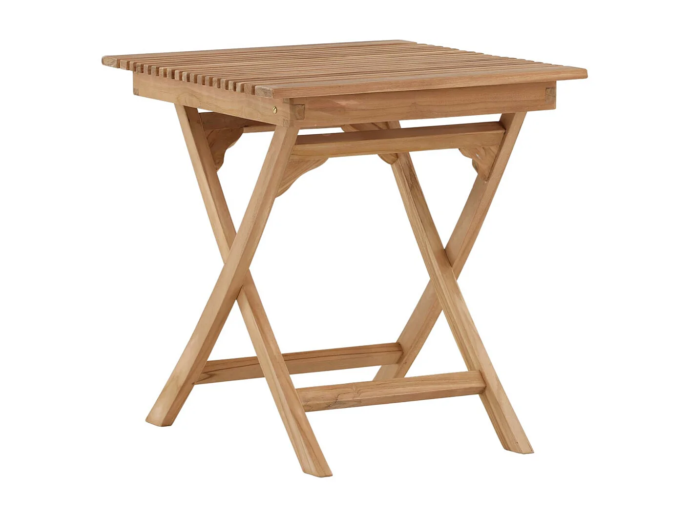 Table de Jardin en Teck "Ghana" 75cm Naturel