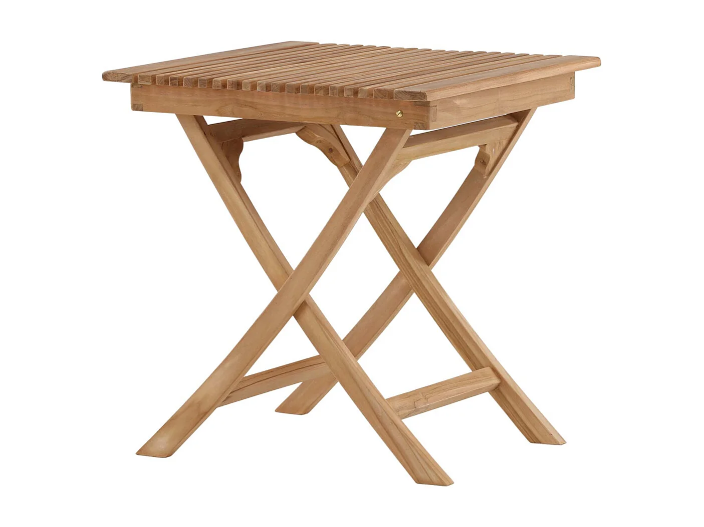 Table de Jardin en Teck "Ghana" 75cm Naturel