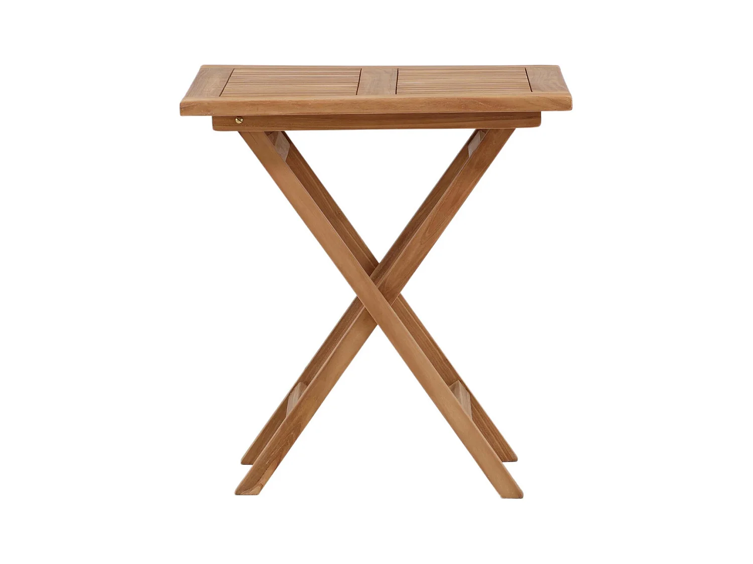 Table de Jardin en Teck "Kenya" 70cm Naturel