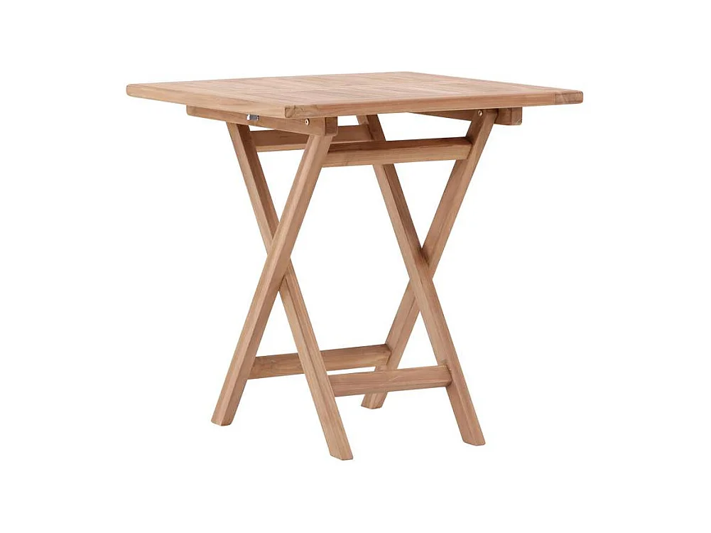 Table de Jardin en Teck "Kenya" 70cm Naturel