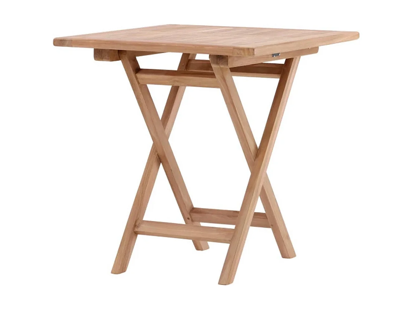 Kenya tuintafel 70x70cm naturel.