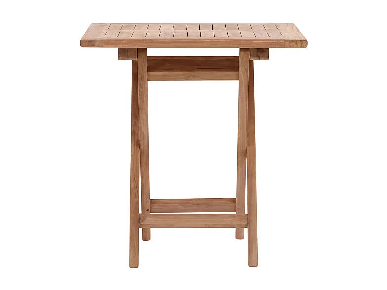 Kenya tuintafel 70x70cm naturel.