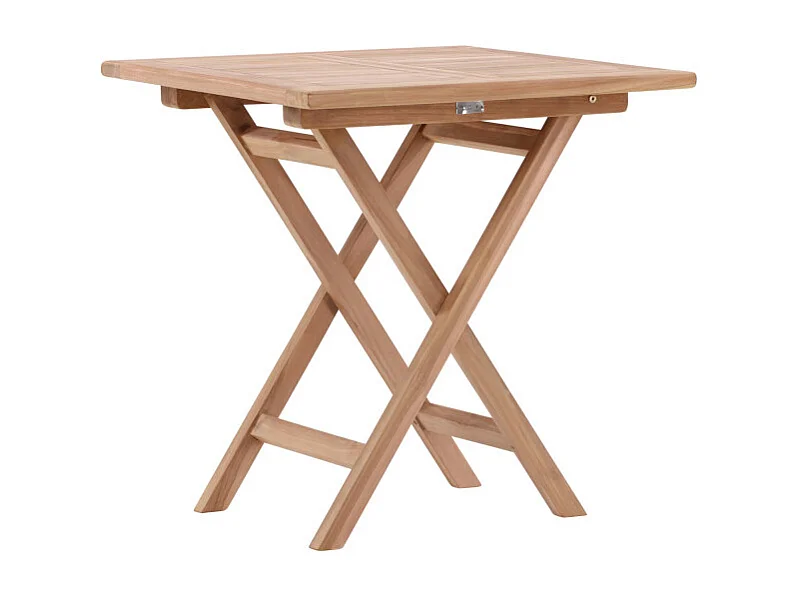 Kenya tuintafel 70x70cm naturel.