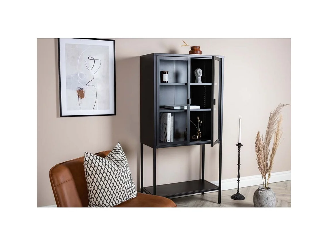 Stahlvitrine 2 Türen Misha