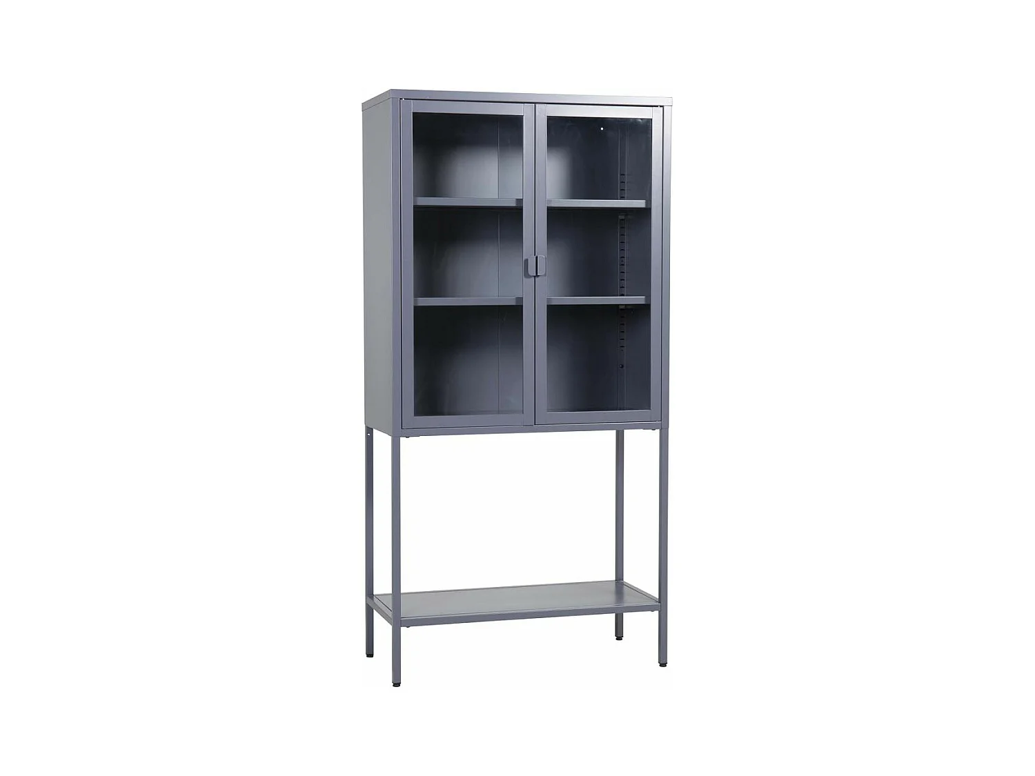 Vetrina Misha a 2 ante in acciaio