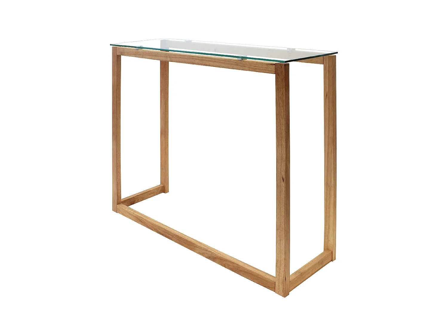 Console En Verre Marron