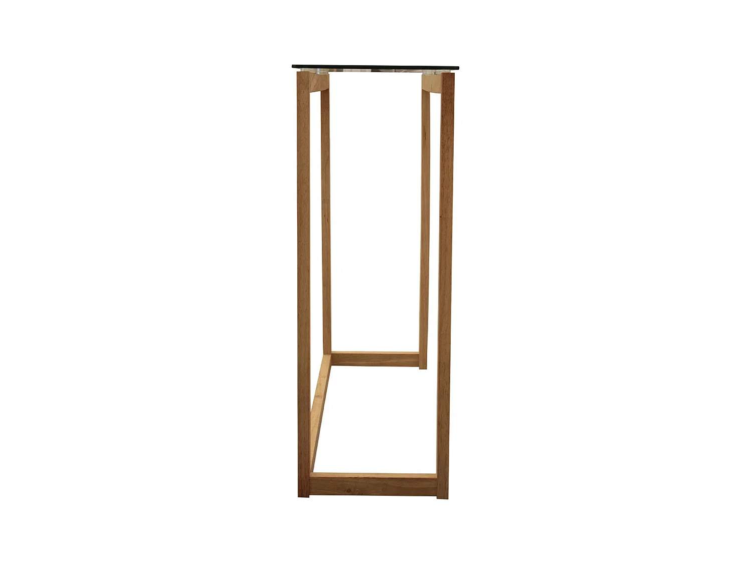 Console En Verre Marron