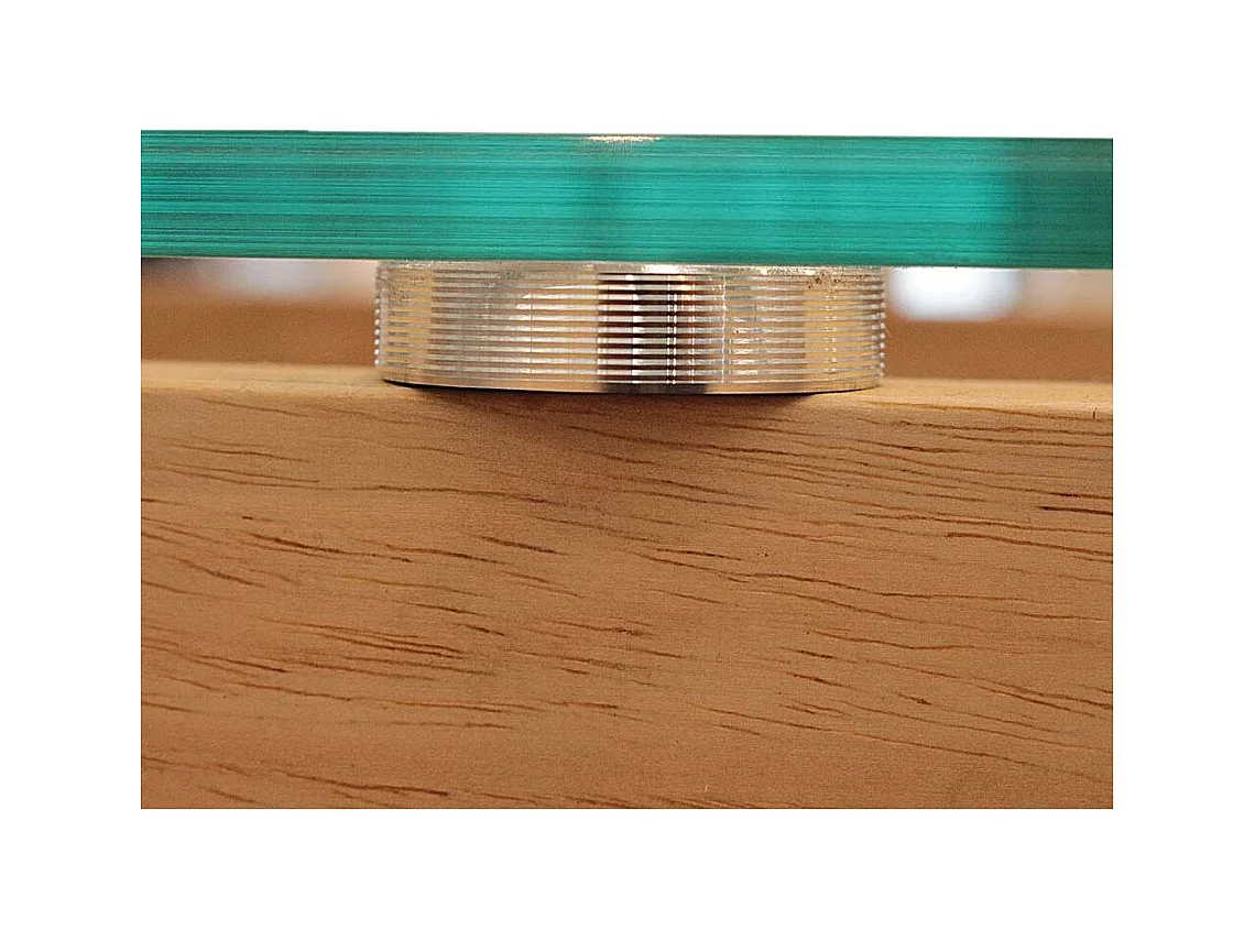 Console En Verre Marron