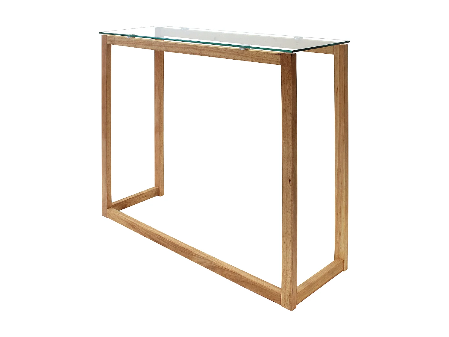 Console En Verre Marron