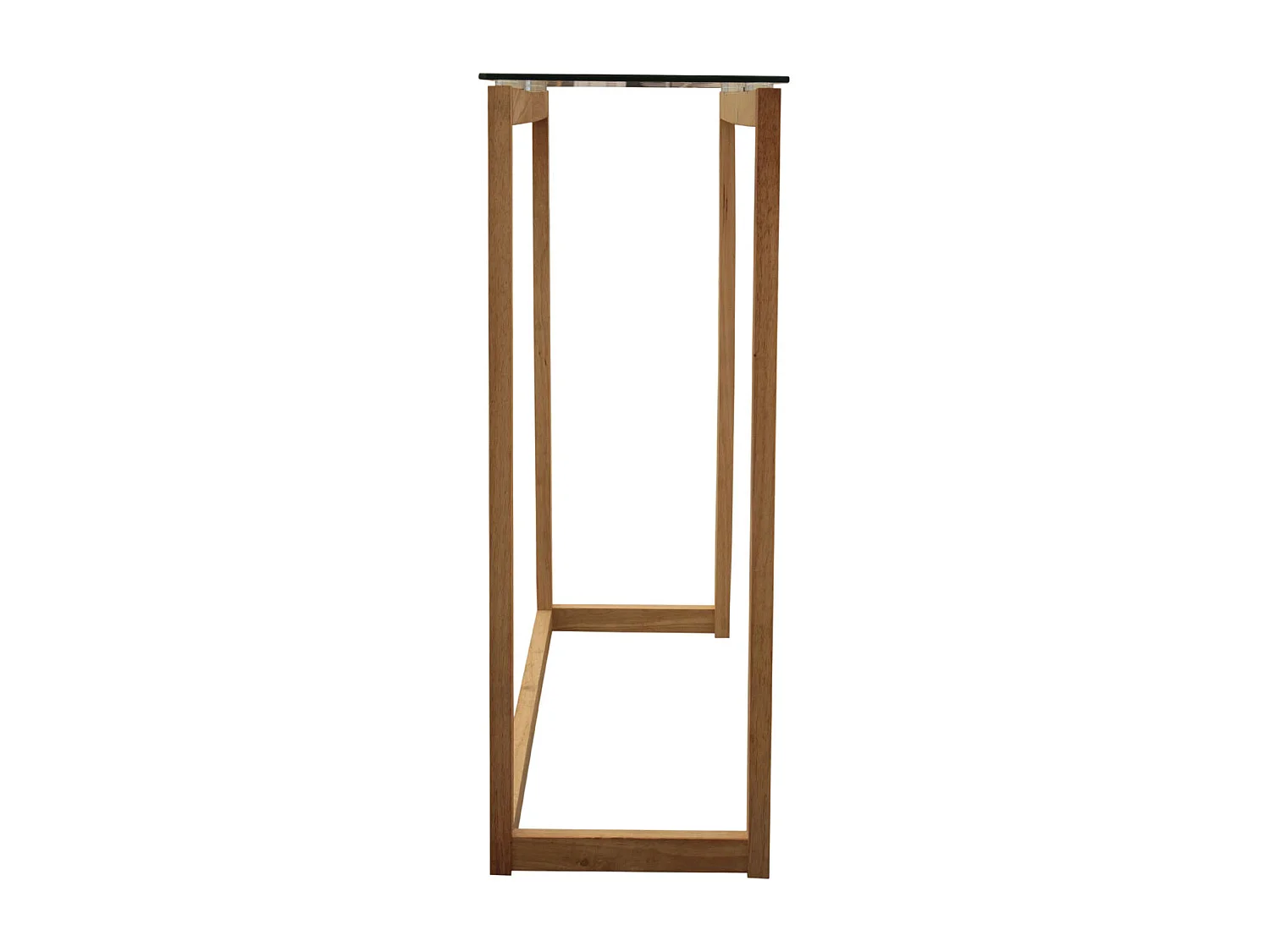 Console En Verre Marron