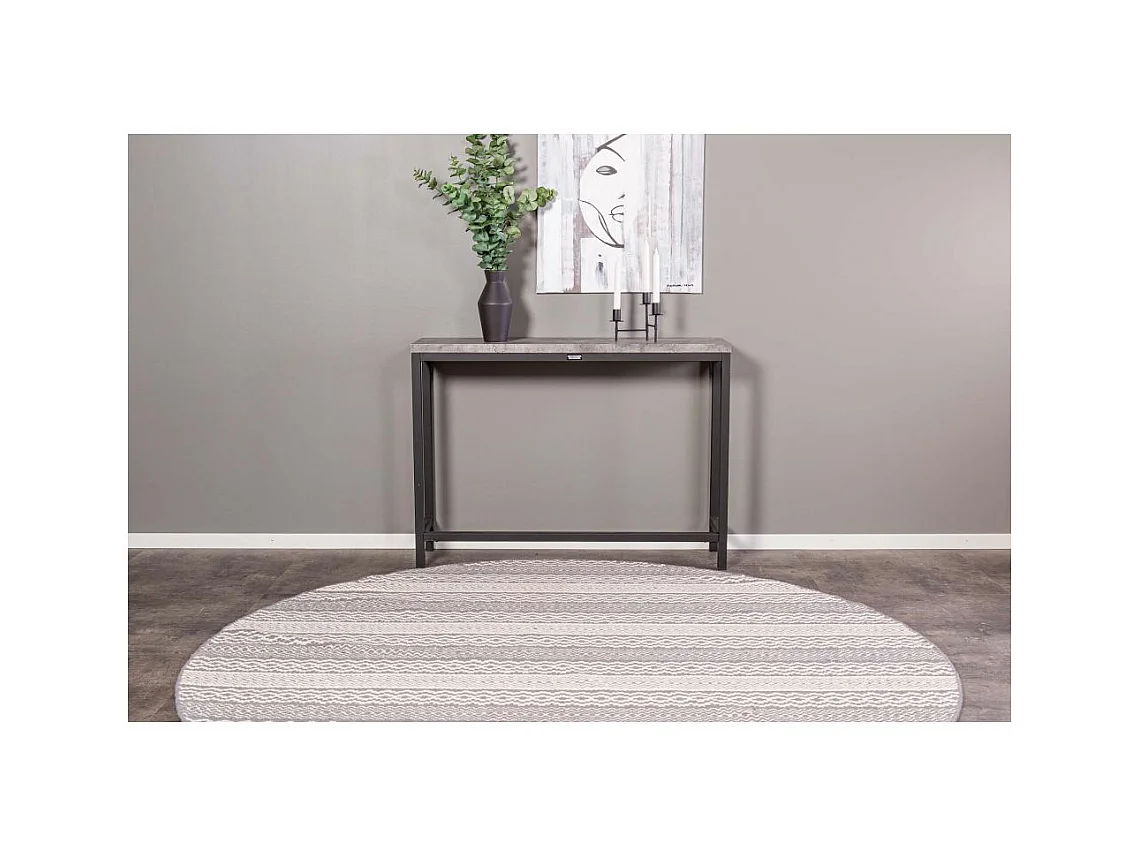 Konsole aus Stahl und MDF Rise