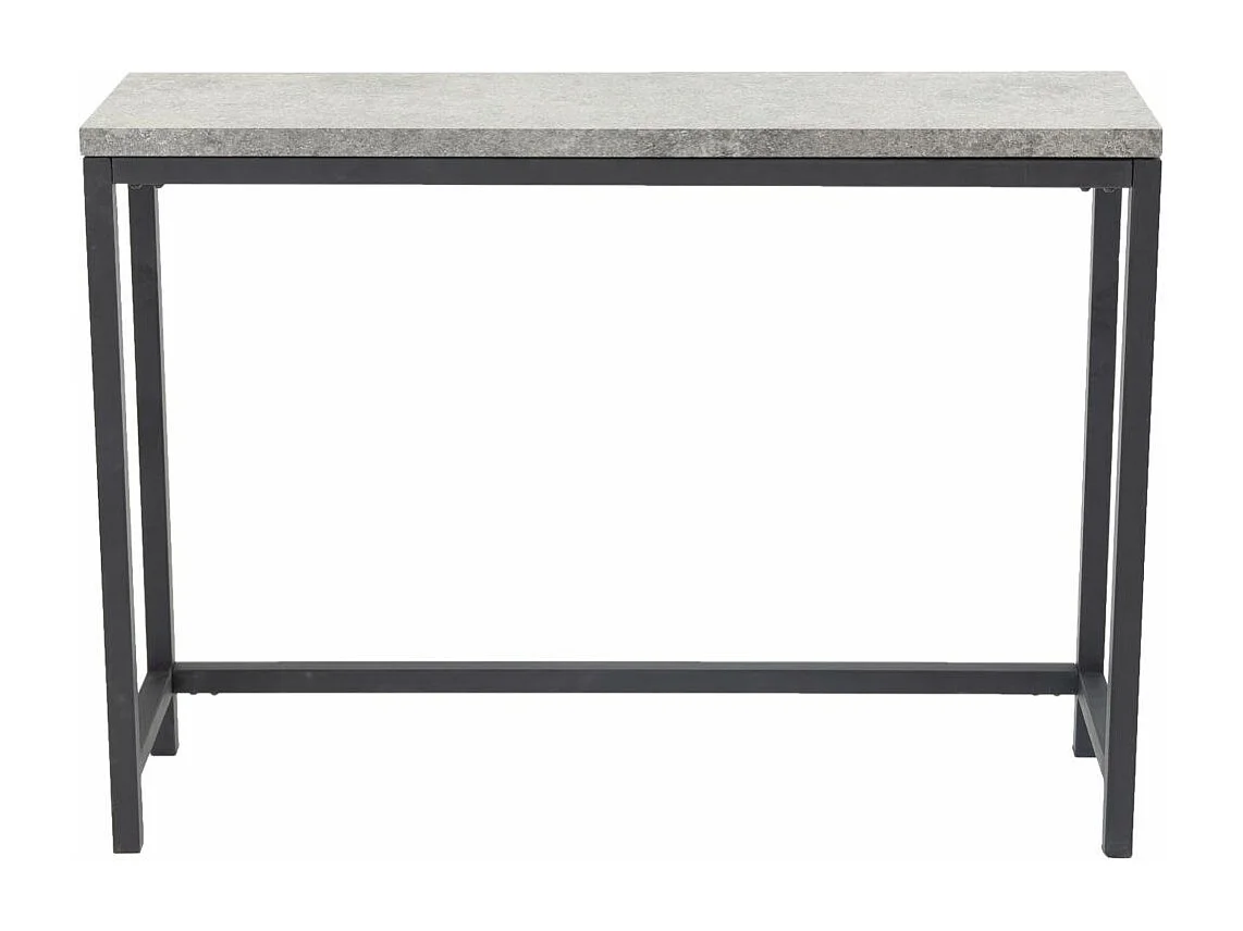 Console Design "Rise" 110cm Gris & Noir