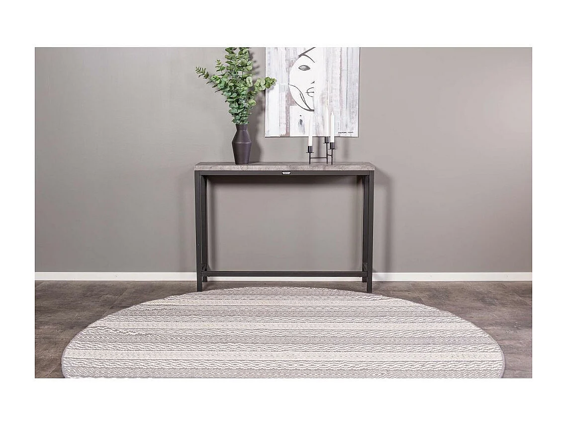 Console Design "Rise" 110cm Gris & Noir