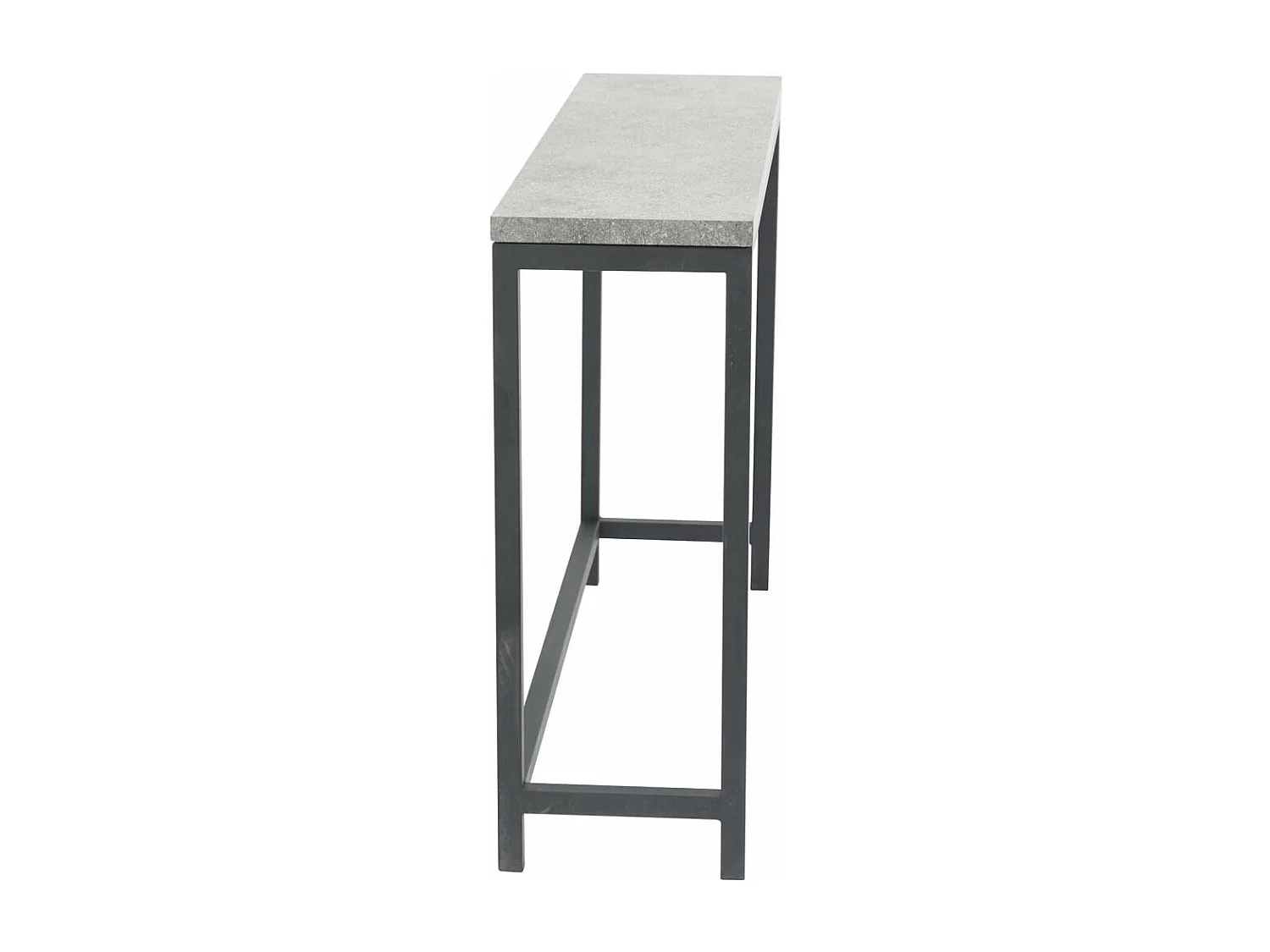 Console Design "Rise" 110cm Gris & Noir