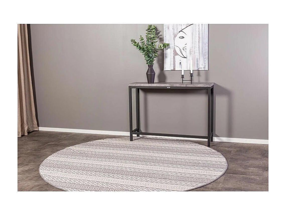 Console Design "Rise" 110cm Gris & Noir