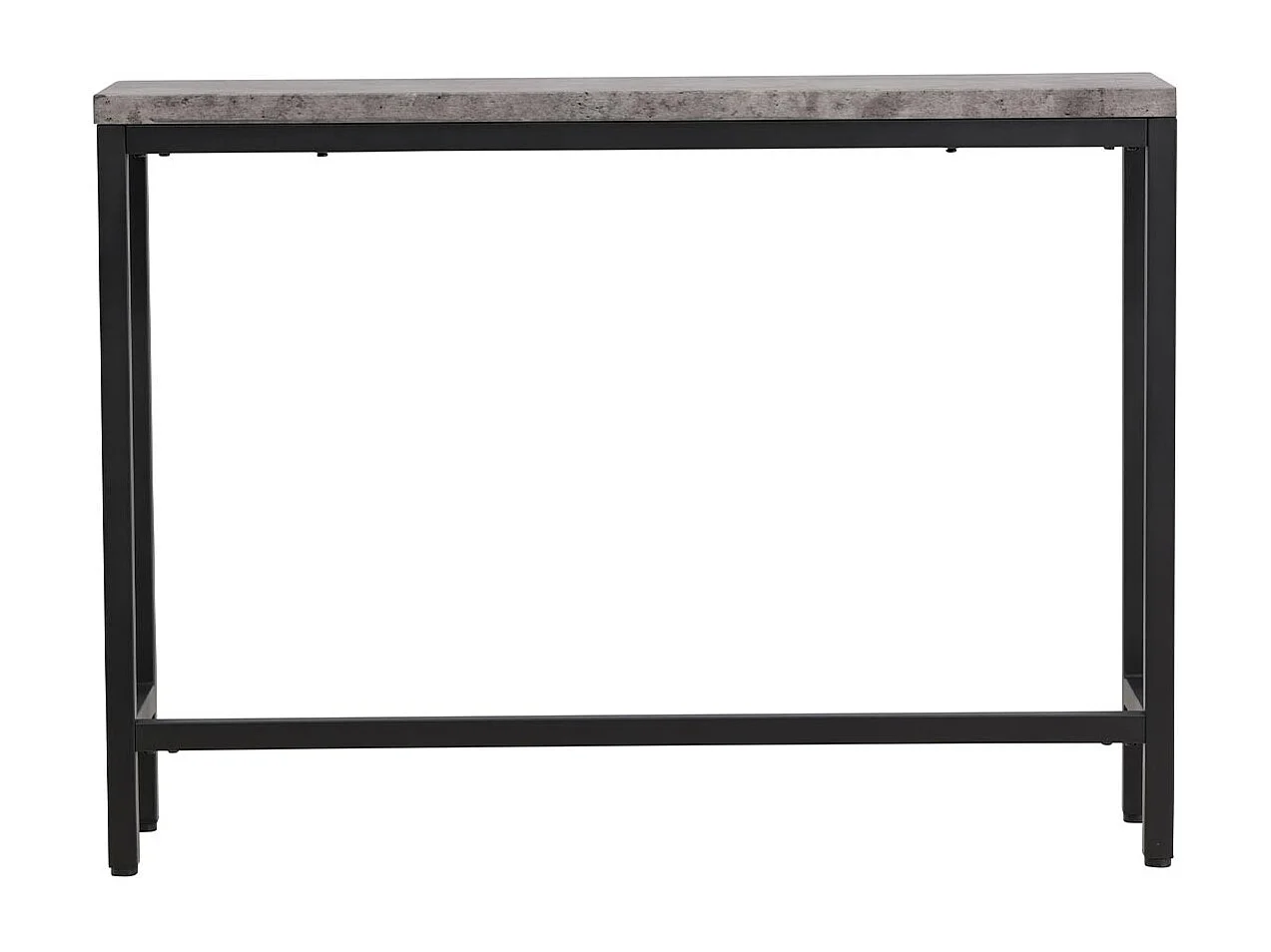 Rise sidetable 30x110 cm beton decor, zwart.