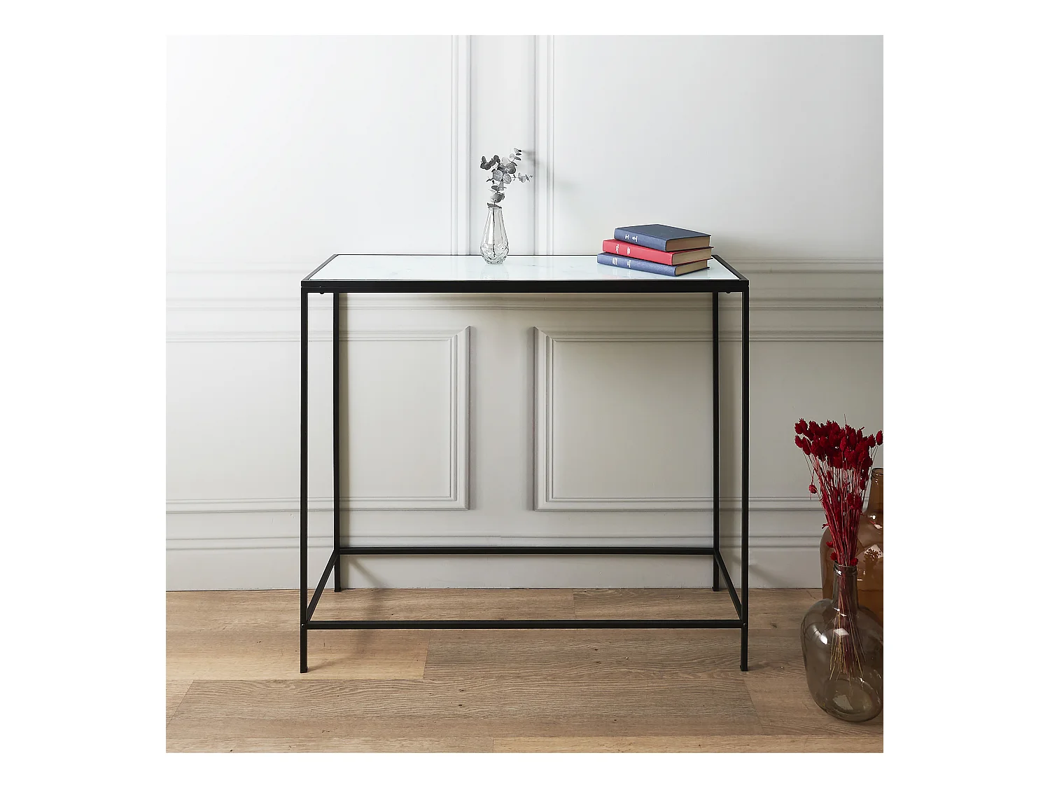 Console Felicity Blanc, Noir