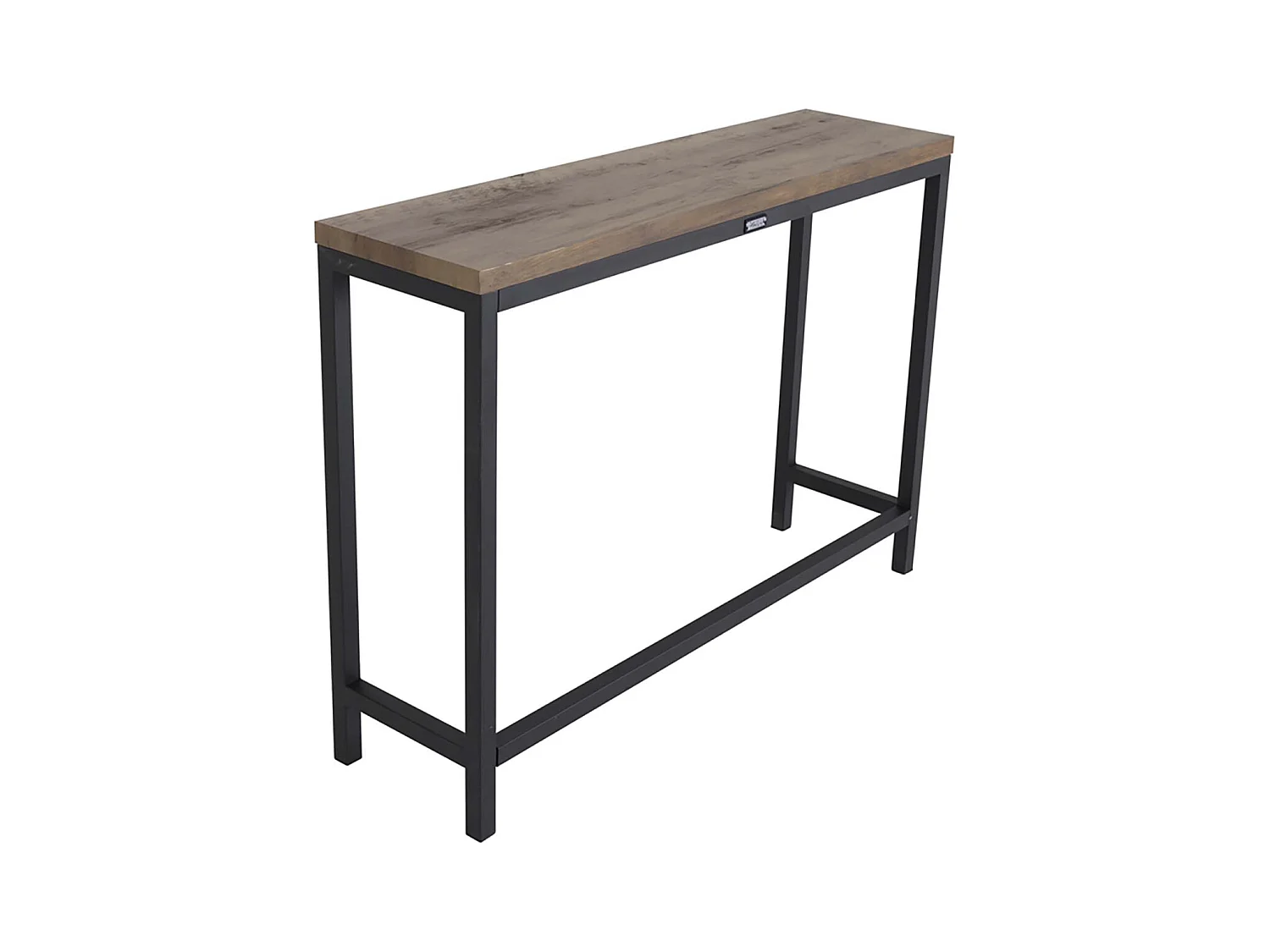 Rise sidetable 30x110cm zwart.