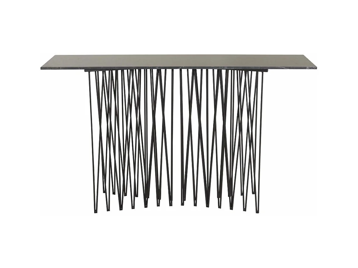 Console effetto granito in acciaio Stone