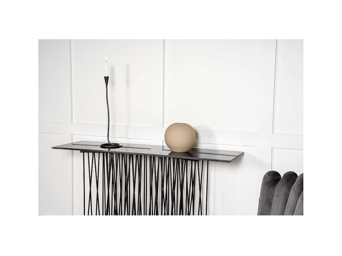 Console effetto granito in acciaio Stone