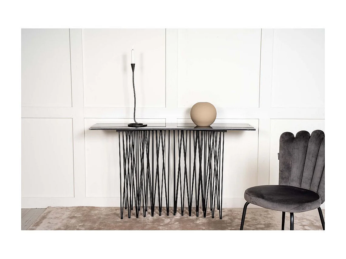 Console Design "Stone" 130cm Noir