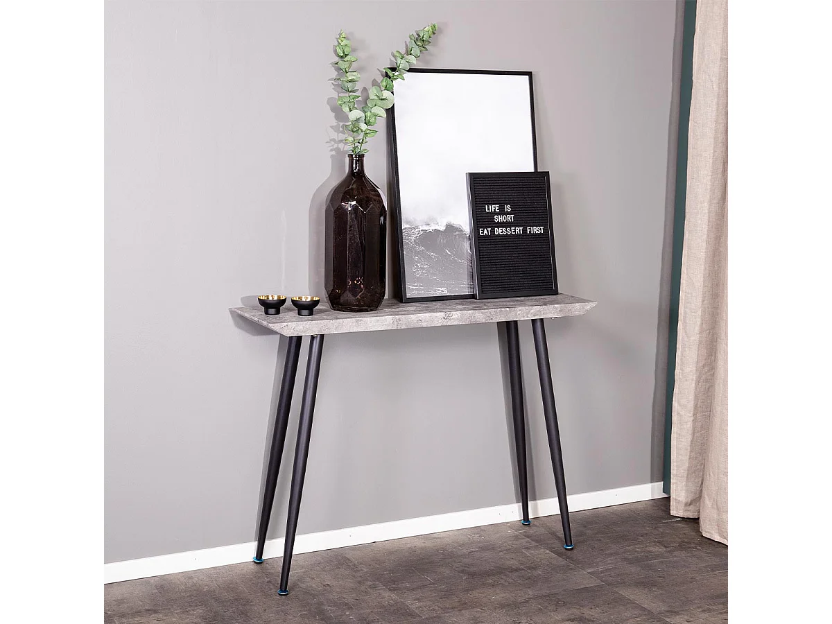 Console Design "Edge" 110cm Gris