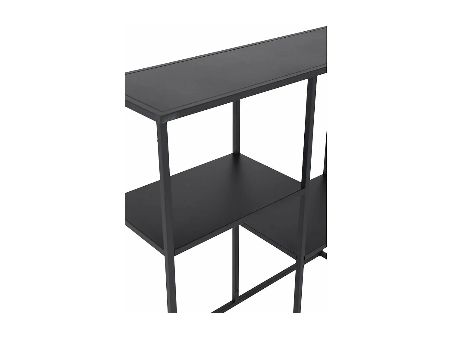 Console in acciaio nero Staal