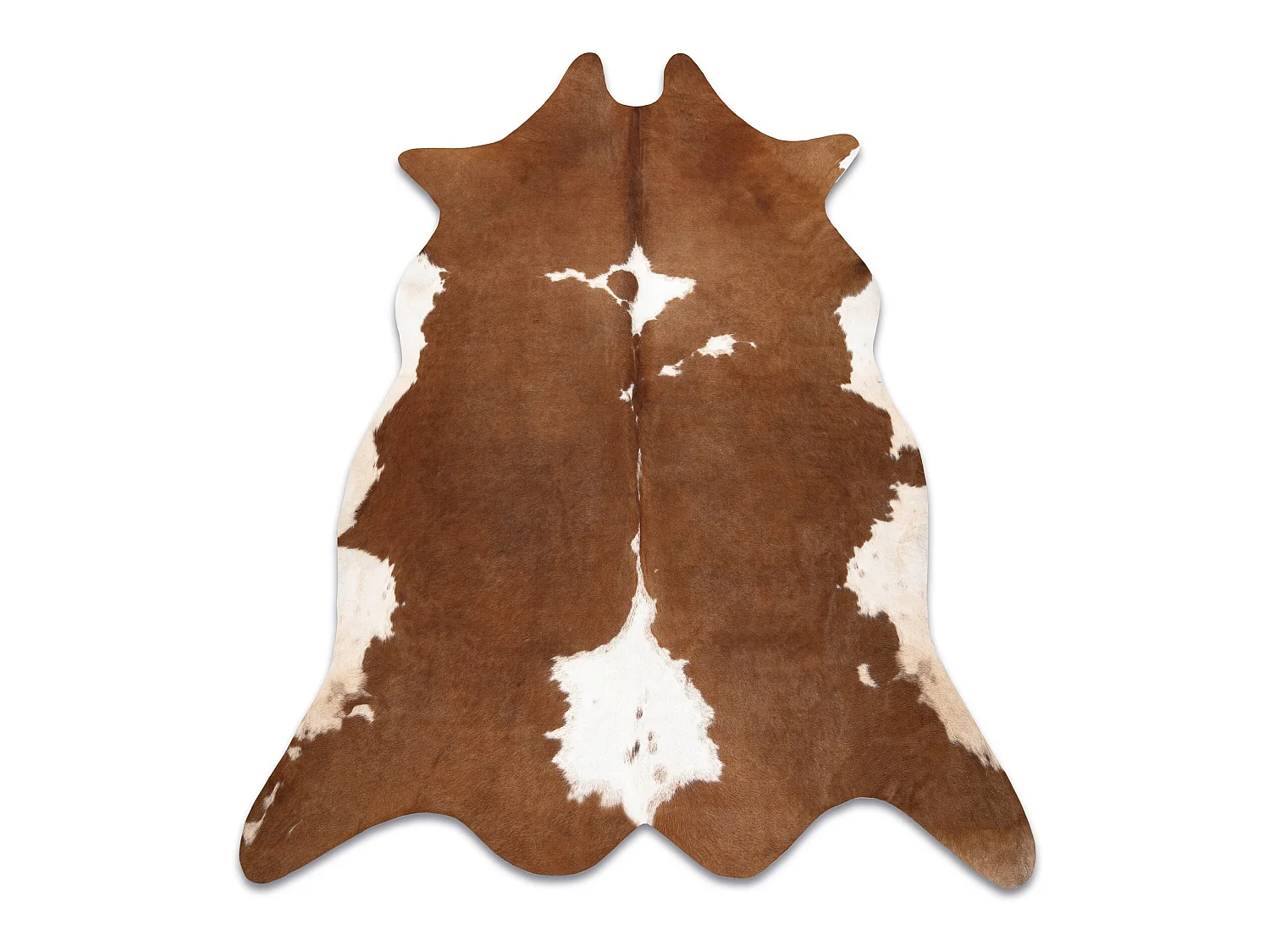 Dywan Sztuczna Skóra Bydlęca, Krowa G5070-2 Brązowo-biała skórka 155x195 cm